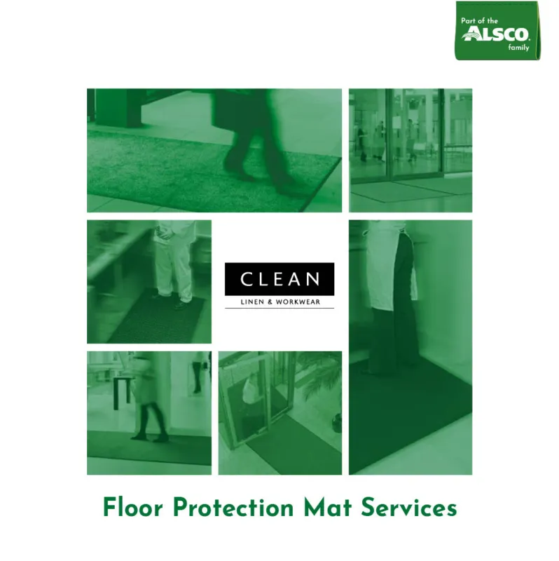 <h1>Floor Protection Mat Services Brochure</h1><p>This brochure details our comprehensive range of floor protection mats available with our full lift, lay, launder service, giving you the peace of mind that your mats will always be taken care of.</p>
