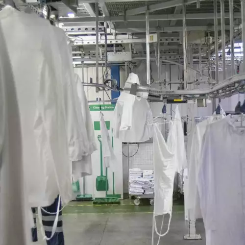 CLEAN - Garments being processed