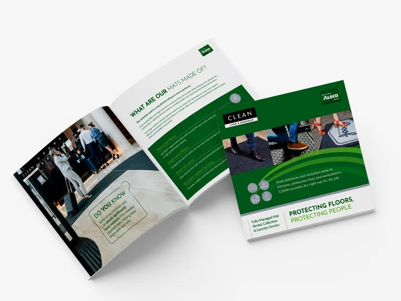 <h1>Floor Protection Mat Services Brochure</h1><p>This brochure details our comprehensive range of floor protection mats available with our full lift, lay, launder service, giving you the peace of mind that your mats will always be taken care of.</p>