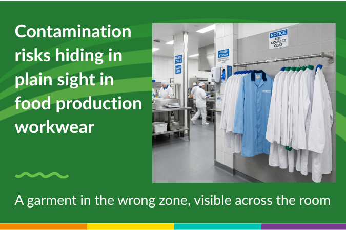 Contamination risks hiding in plain sight in food production workwear - News - CLEAN Services