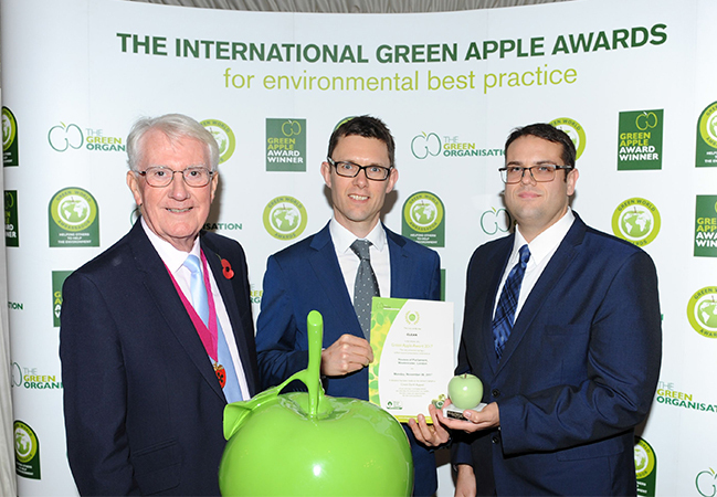 CLEAN scoops Green Apple Award - News - CLEAN Services