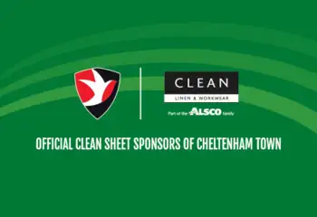 CLEAN Continues as Cheltenham Town FC's Official Clean Sheet Sponsor for the 2026/27 Season - News - CLEAN Services