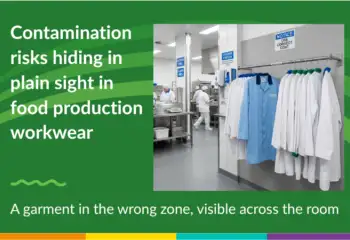 Contamination risks hiding in plain sight in food production workwear - News - CLEAN Services