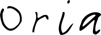 Oria Bed Linen - Logo