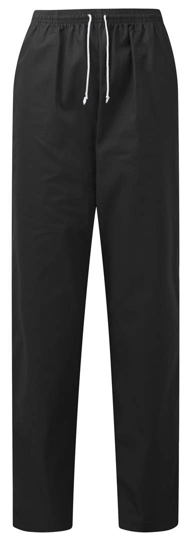 UT94KK_Unisex-Elasticated-Waist-Chefs-Trousers-Black.jpg - Workwear Garments - CLEAN Services