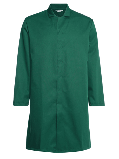 D699-Food-Trade-Coat-with-No-Pockets-245gsm-Bottle-Green.jpg - Workwear Garments - CLEAN Services