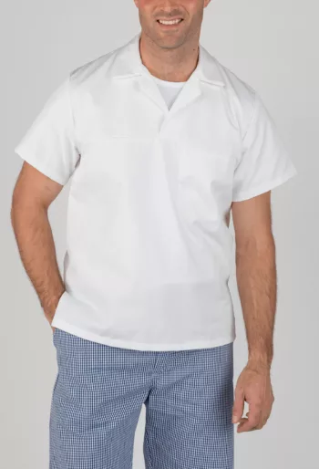 Short Sleeve Bakers Top - Workwear Garments - CLEAN Services