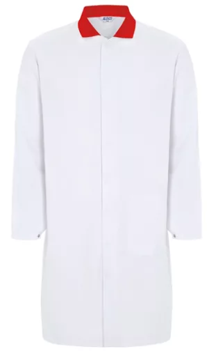 Food Trade and Manufacturing Coat with Contrast Collar - Workwear Garments - CLEAN Services