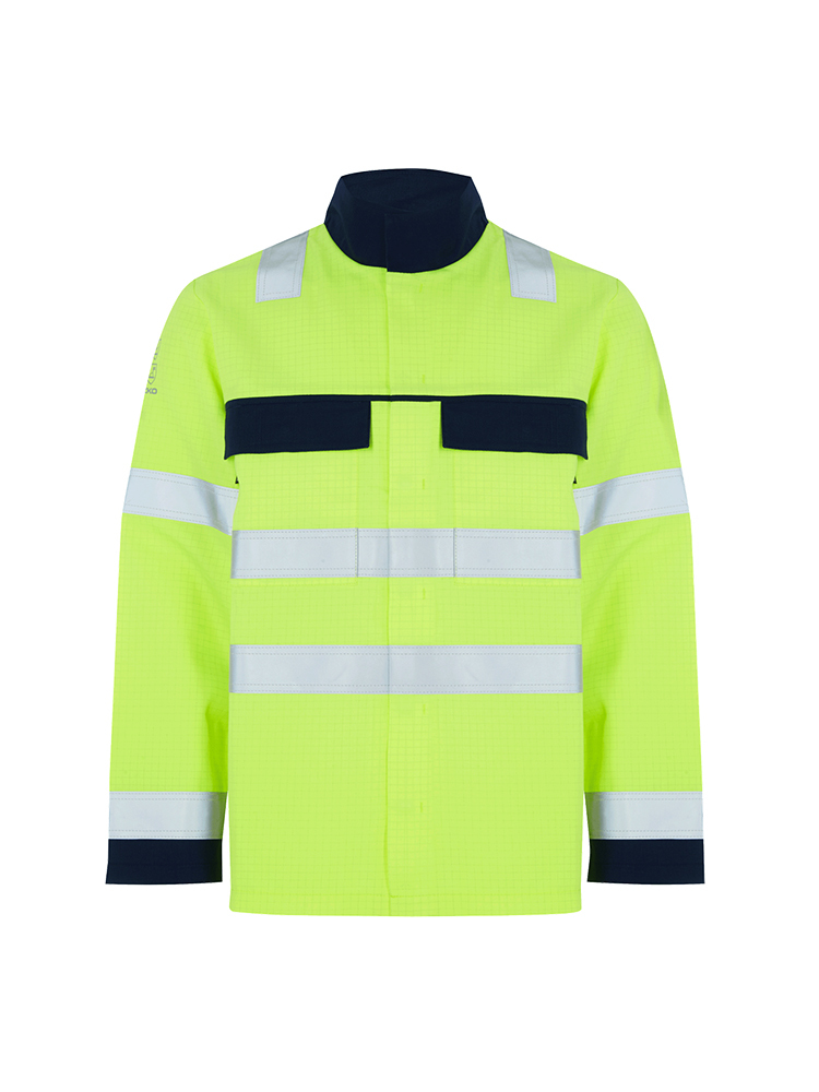 GJ40-Yellow-Navy-Front.jpg - Workwear Garments - CLEAN Services