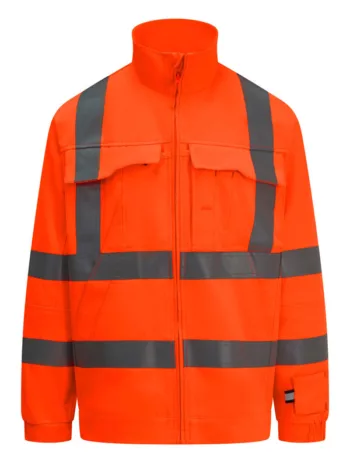 Premium High Visibility Jacket - Workwear Garments - CLEAN Services
