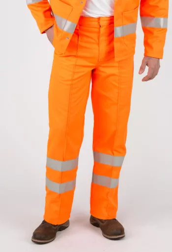 High Visibility RIS Compliant Trousers - Workwear Garments - CLEAN Services